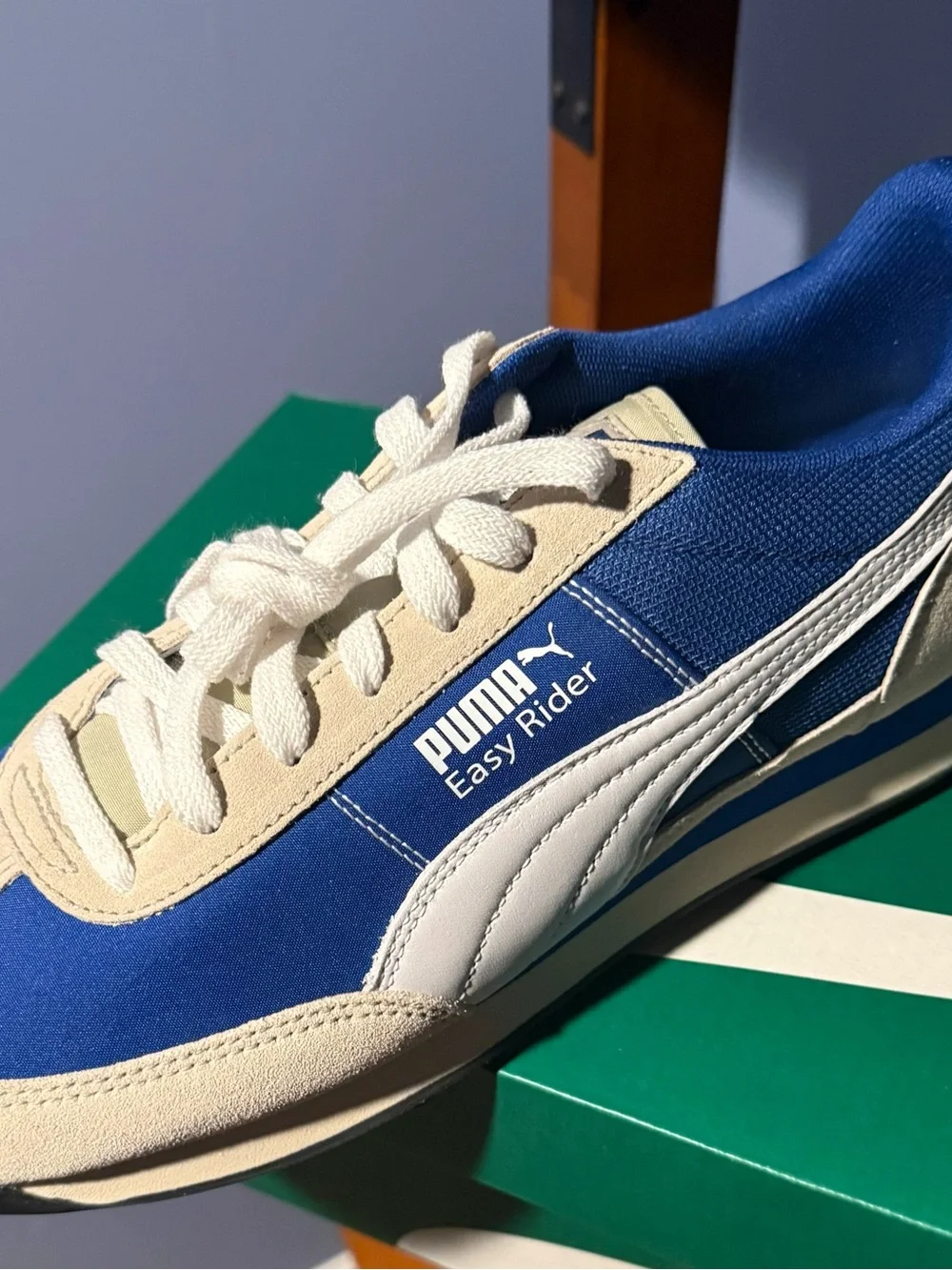 Puma Easy Rider Blue & Cream Casual Sneaker